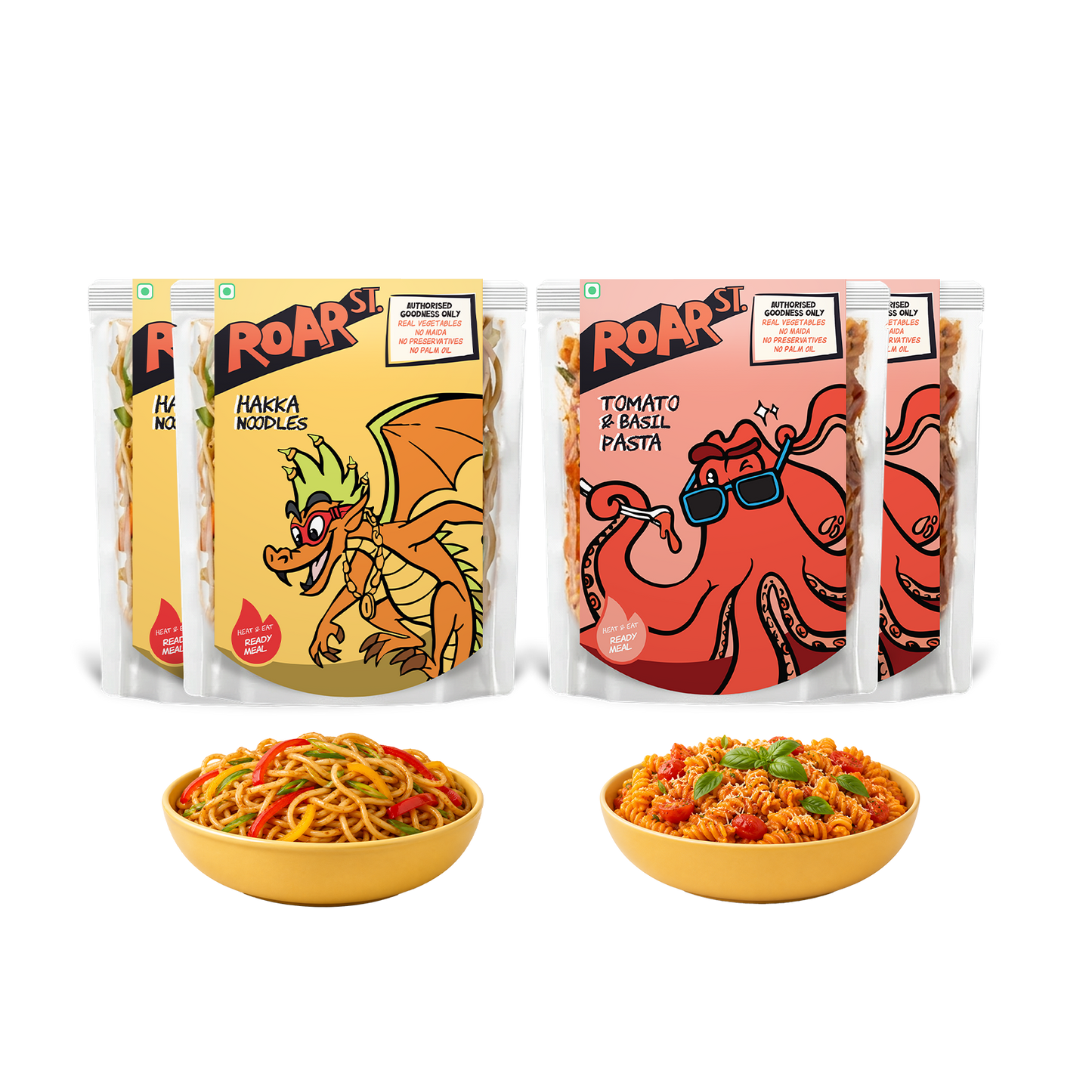 Double Snack Attack (Pack Of 4)